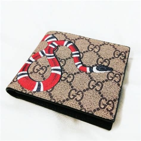 gucci snake white|Gucci wallet snake original.